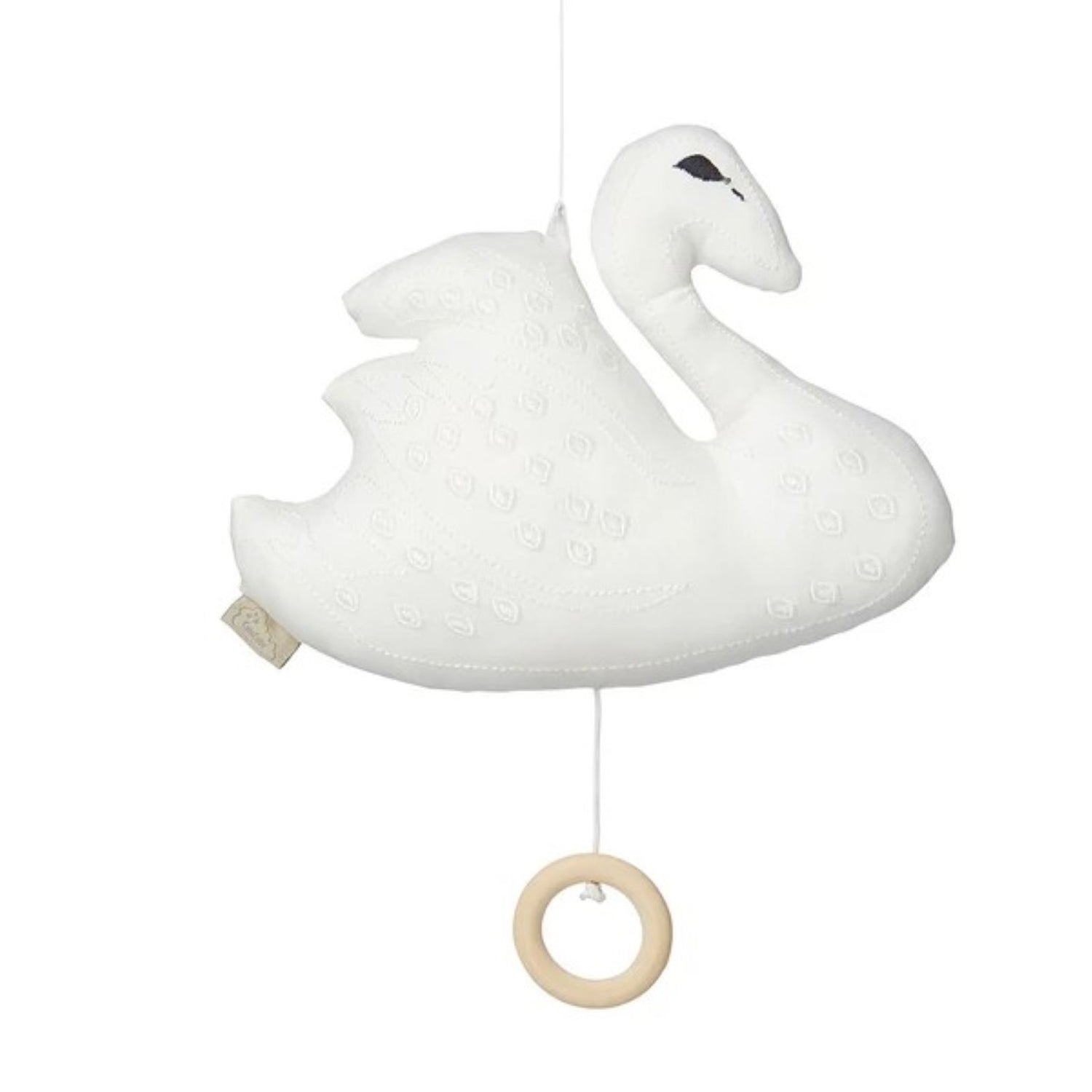 Cam Cam - Swan Music Mobile in Off White - Scandibørn