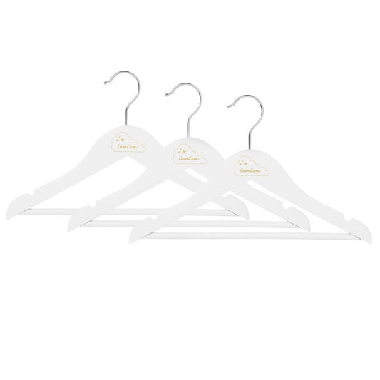 Cam Cam Wooden Clothes Hangers in White