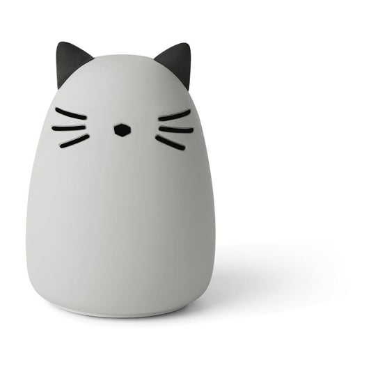 Liewood Winston Night Light - Cat Dumbo Grey - scandibornusa