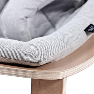 Charlie Crane Levo Baby Rocker in Beech and Sweet Grey - Scandibørn