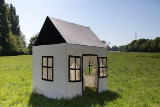 Childhome Large Playhouse in Black / White - Scandibørn