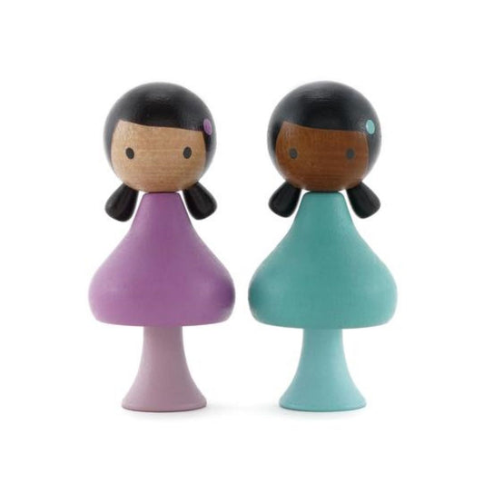 Clicques - Lola and Nuri Wooden Figurines