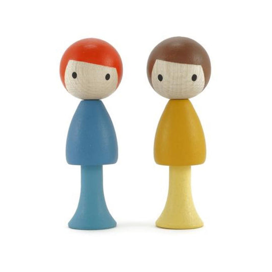 Clicques - Marco and Ben Wooden Figurines