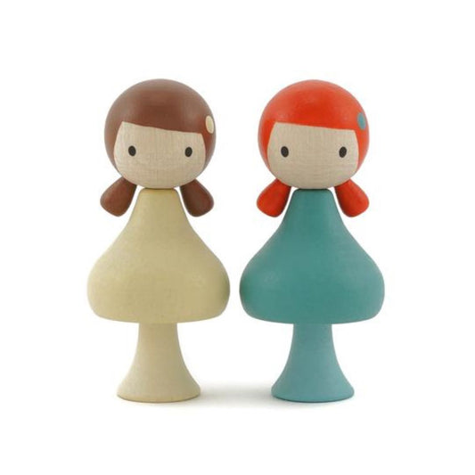 Clicques - Zoe and Stella Wooden Figurines - Scandibørn