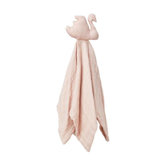 Cam Cam Copenhagen Swan Muslin Comforter in Blossom Pink