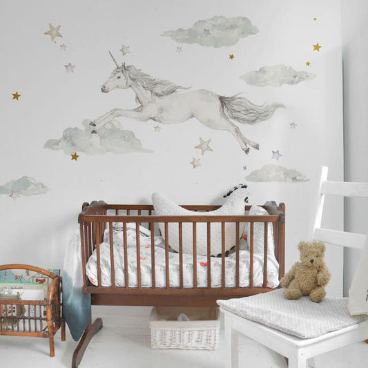 Dekornik Wall Stickers Set - Unicorn in the Sky - Scandibørn