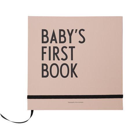 Design Letters Baby's First Book in Nude Pink - Scandibørn