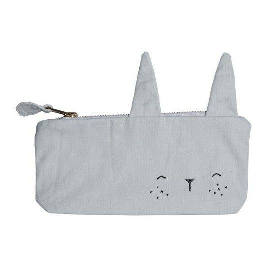 Fabelab Animal Pencil Case - Bunny Icy Grey - Scandibørn