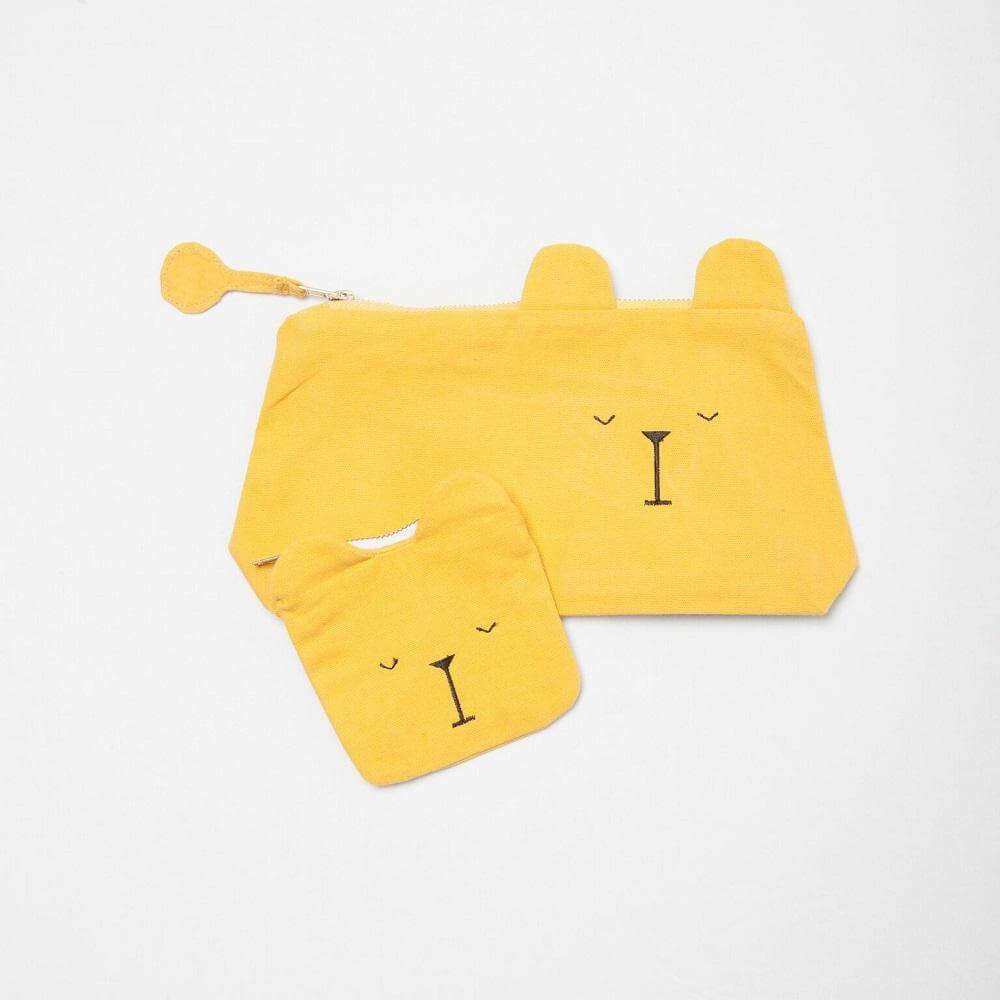 Fabelab Animal Pencil Case - Lazy Bear Honey - Scandibørn