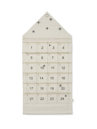 Ferm Living Star Advent Calendar - Sand (24 days)