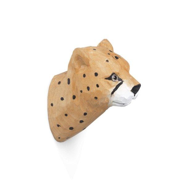 Ferm Living Carved Animal Wall Hooks - Cheetah - Scandibørn