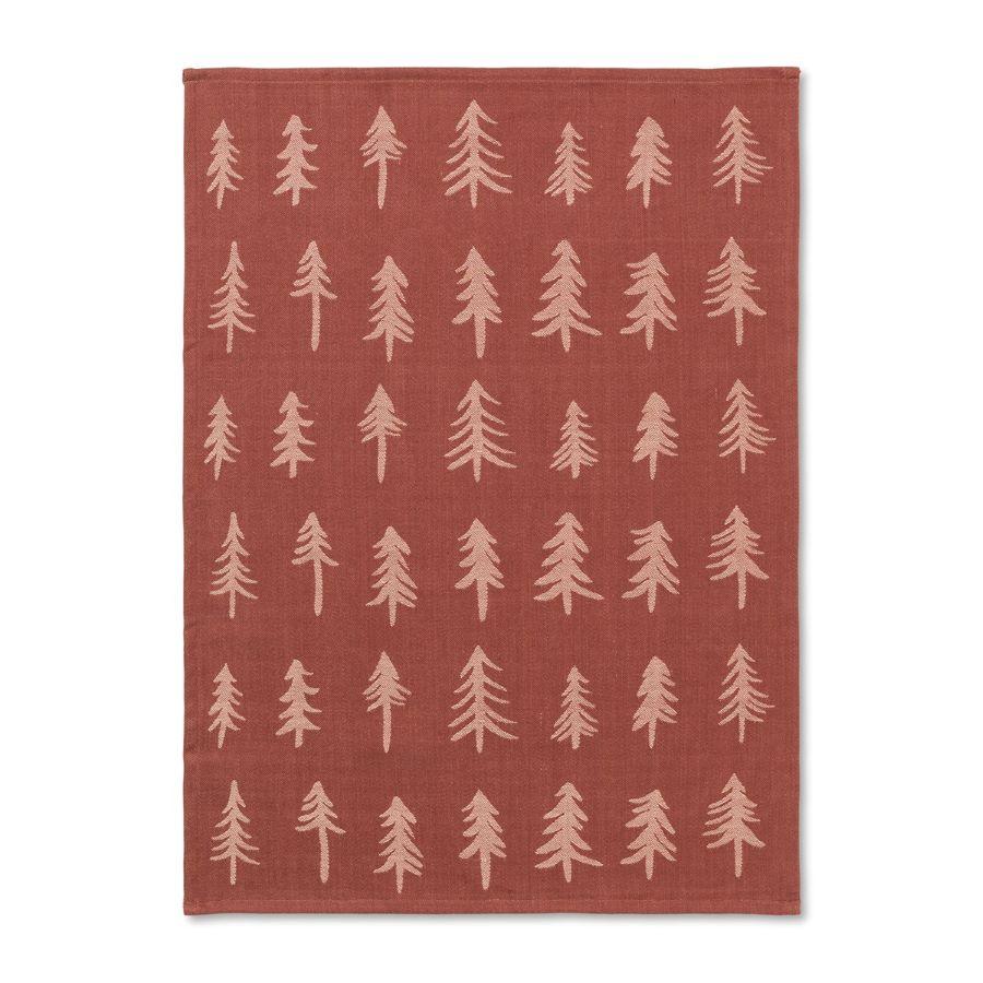 Ferm Living - Christmas Tea Towel in Cinnamon - Scandibørn