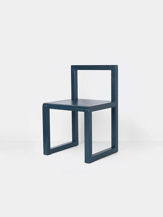 Ferm Living Little Architect Chair in Dark Blue