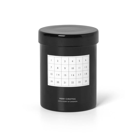 Ferm Living - Scented Candle Christmas Calendar in Black - Scandibørn