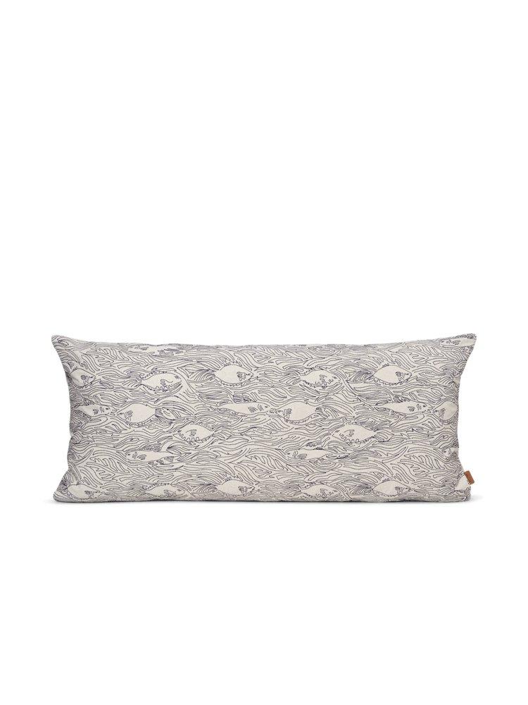 Ferm Living Stream Cushion Long - Off-White - Scandibørn