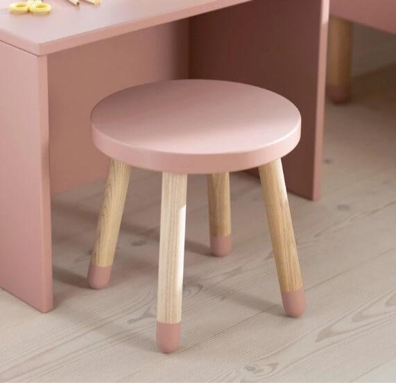 Flexa Play Stool in Light Rose - Scandibørn