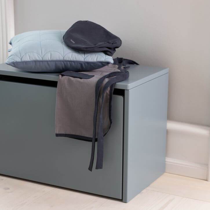 Flexa Storage Bench in Light Blue - Scandibørn