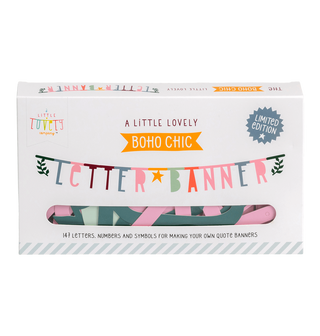 A Little Lovely Company Letter Banner - Boho Chic