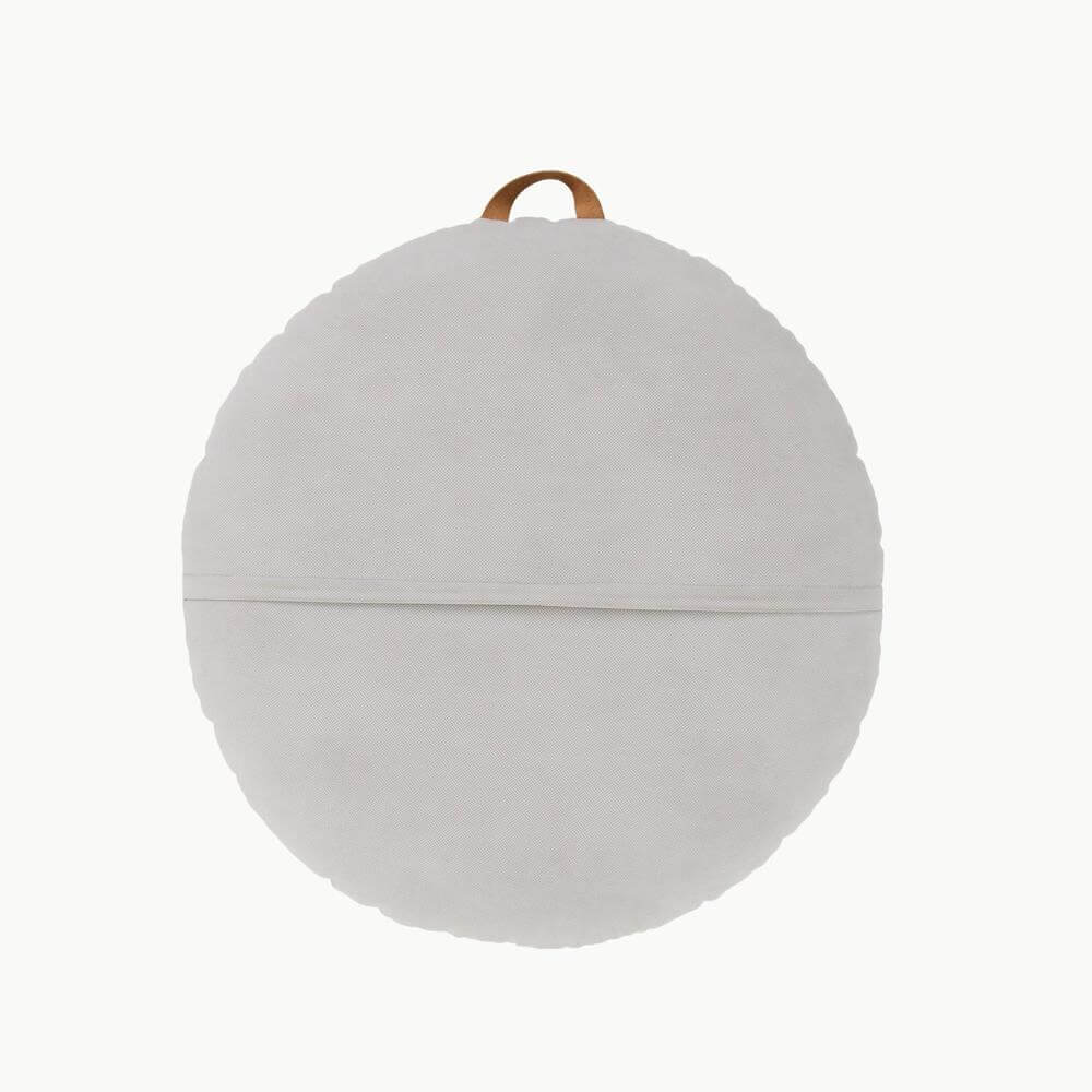 Gathre Large Circular Floor Cushion in Pewter - Scandibørn