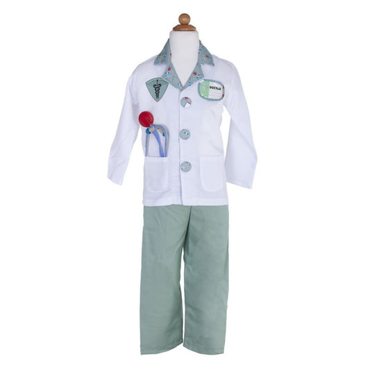 Great Pretenders Doctor Costume with Accessories in Green