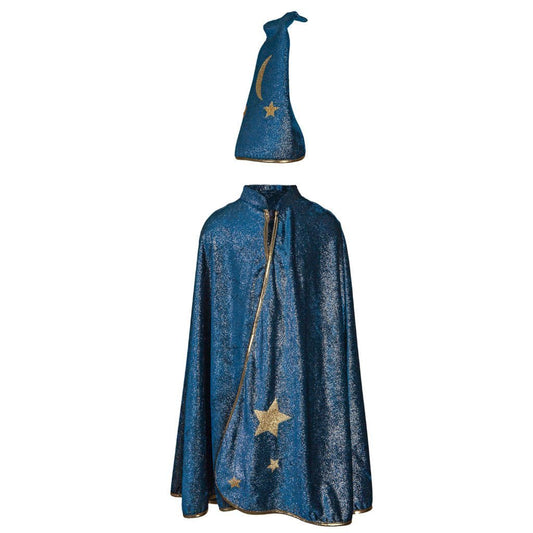Great Pretenders Starry Night Cape & Hat - Turquoise - Scandibørn