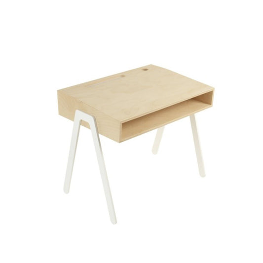 In2Wood Desk in White - Small - Scandibørn