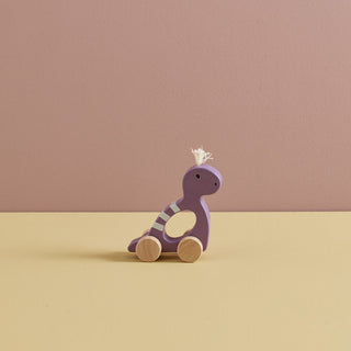 Kids Concept Dino Push Along Purple NEO - Scandibørn