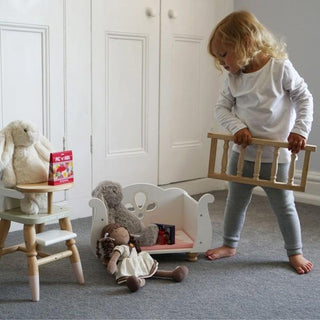 Le Toy Van - Dolls Sleigh Cot Bed - Scandibørn