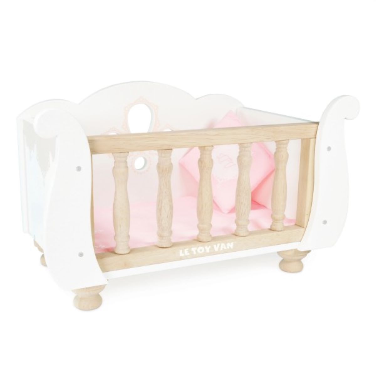 Le Toy Van - Dolls Sleigh Cot Bed - Scandibørn