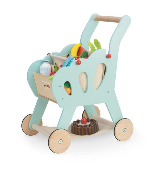 Le Toy Van Honeybake Shopping Trolley with Fabric Bag - Scandibørn