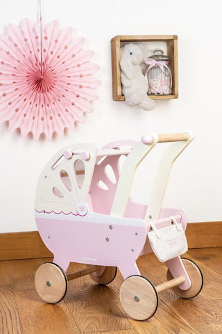 Le Toy Van Pram Sweet Dreams Pram in Pink - Scandibørn