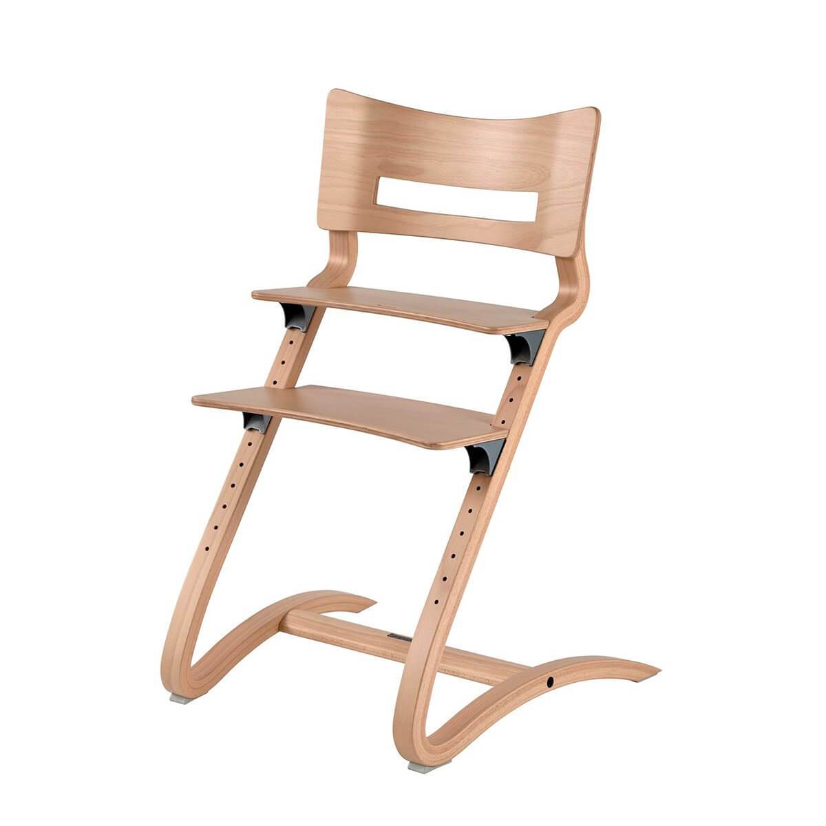 Leander High Chair with Safety Bar - Natural - Scandibørn
