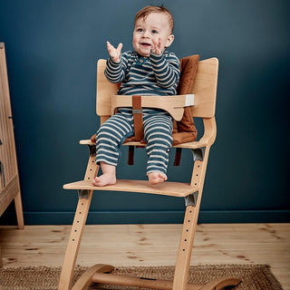 Leander High Chair with Safety Bar - Natural - Scandibørn