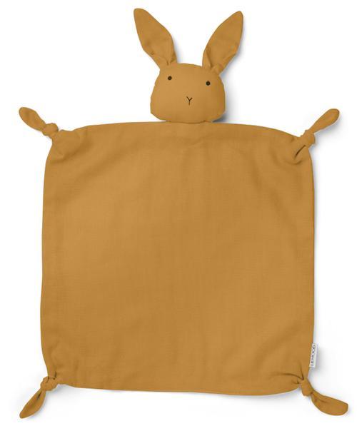 Liewood Agnete Cuddle Comforter - Rabbit Mustard - Scandibørn