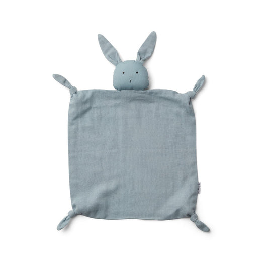 Liewood Agnete Cuddle Comforter - Rabbit Sea Blue - Scandibørn