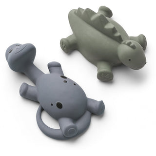 Liewood Algi Bath Toys Dino 2 Pack - Blue mix - Scandibørn