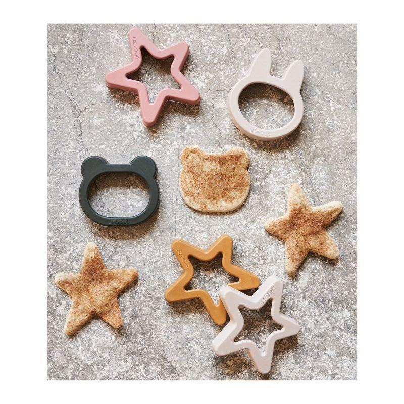 Liewood Andy Cookie Cutters in Hunter Green Mix (6 pack) - Scandibørn