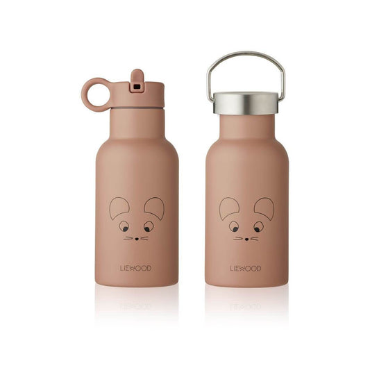 Liewood Anker Water Bottle - Mouse Pale Tuscany
