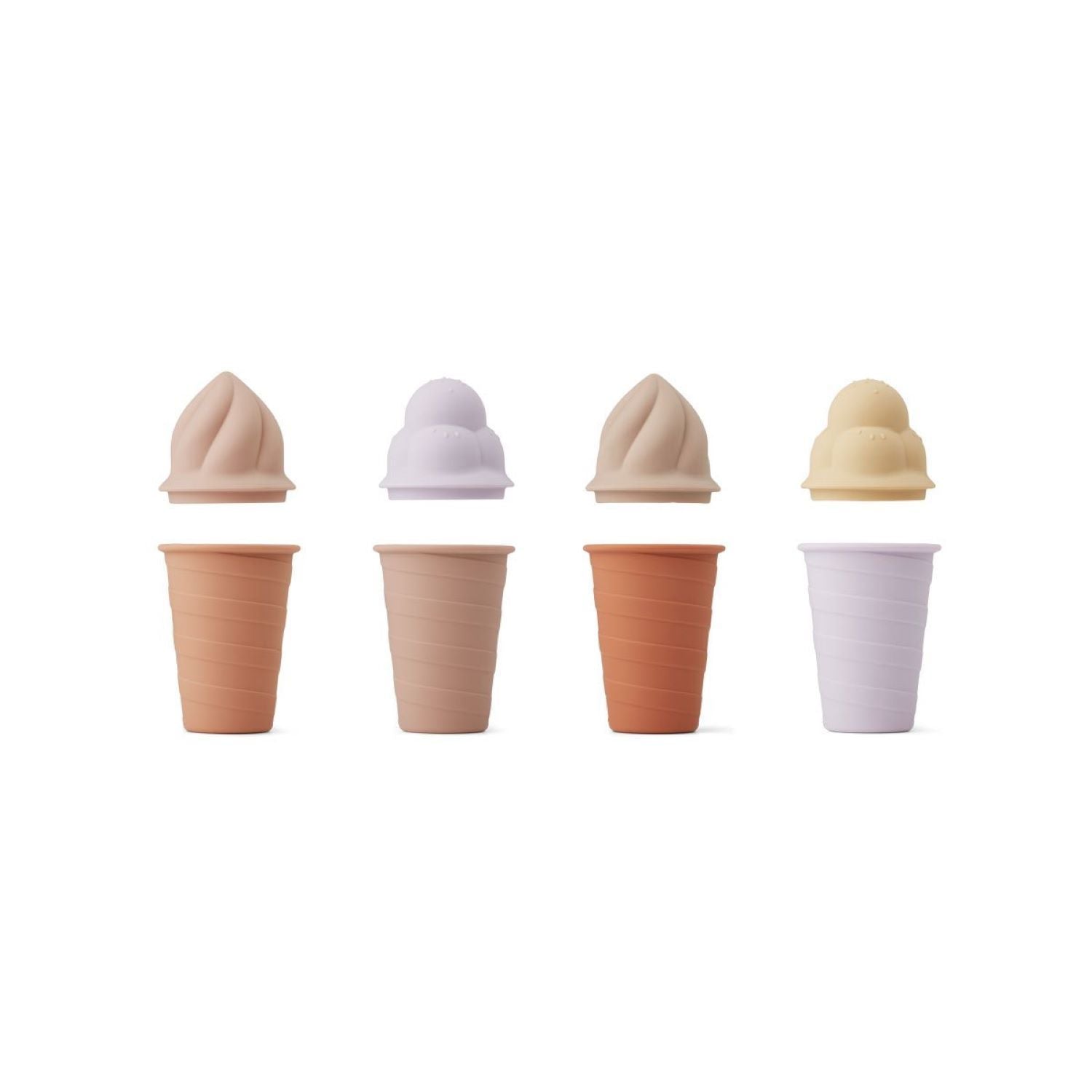 Liewood Bay Ice Cream Toy (4 pack) - Rose Multi Mix - Scandibørn