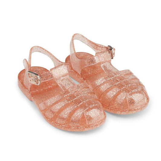 Liewood Bre Beach Sandals in Glitter Peach - Scandibørn