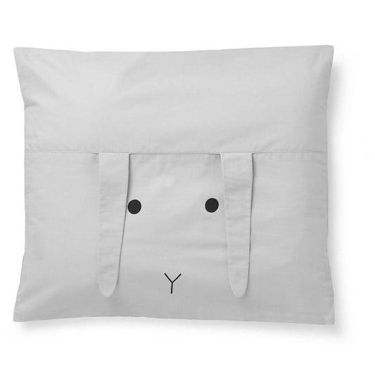 Liewood Carla Pillow Case in Rabbit Dumbo Grey - Scandibørn