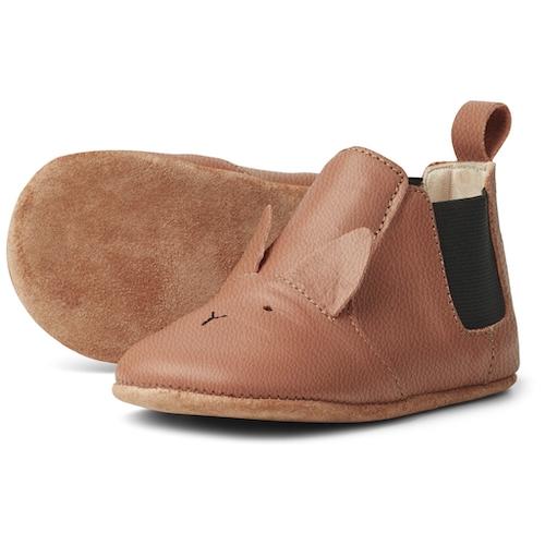 Liewood Edith Leather Slipper in Rabbit Tuscany Rose - Scandibørn