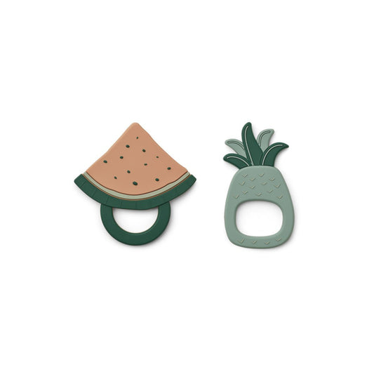 Liewood Gia Teether in Fruit Peppermint Multi Mix (2 pack) - Scandibørn