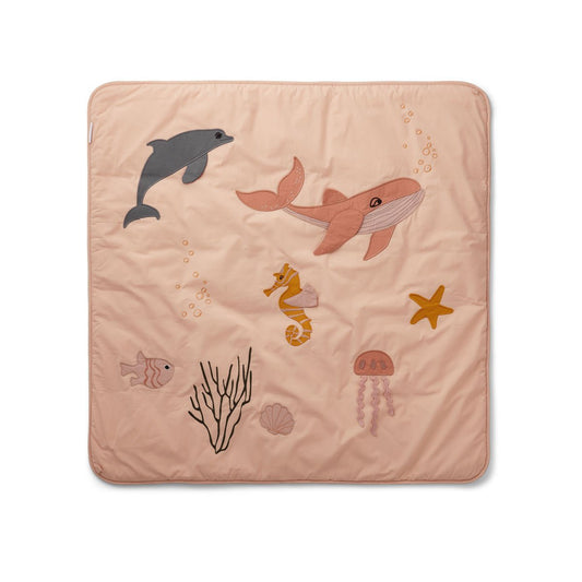 Liewood Glenn Activity Blanket in Sea Creature Rose Mix - Scandibørn