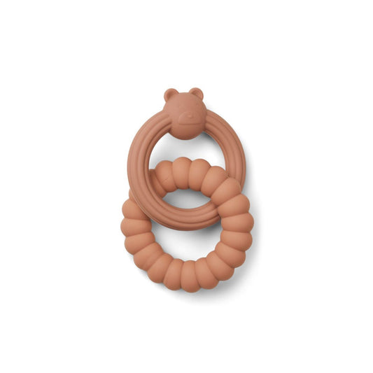 Liewood Herbert Teether - Mr Bear Rose Mix - Scandibørn