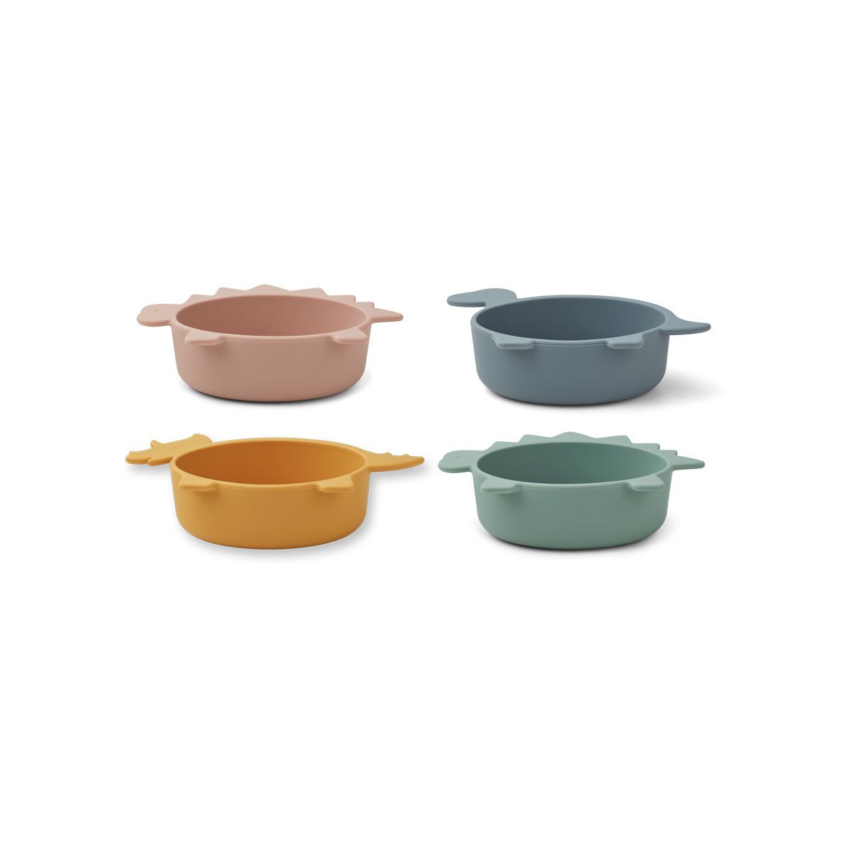 Liewood Iggy Bowls - Dino Multi Mix (Set of 4) - Scandibørn