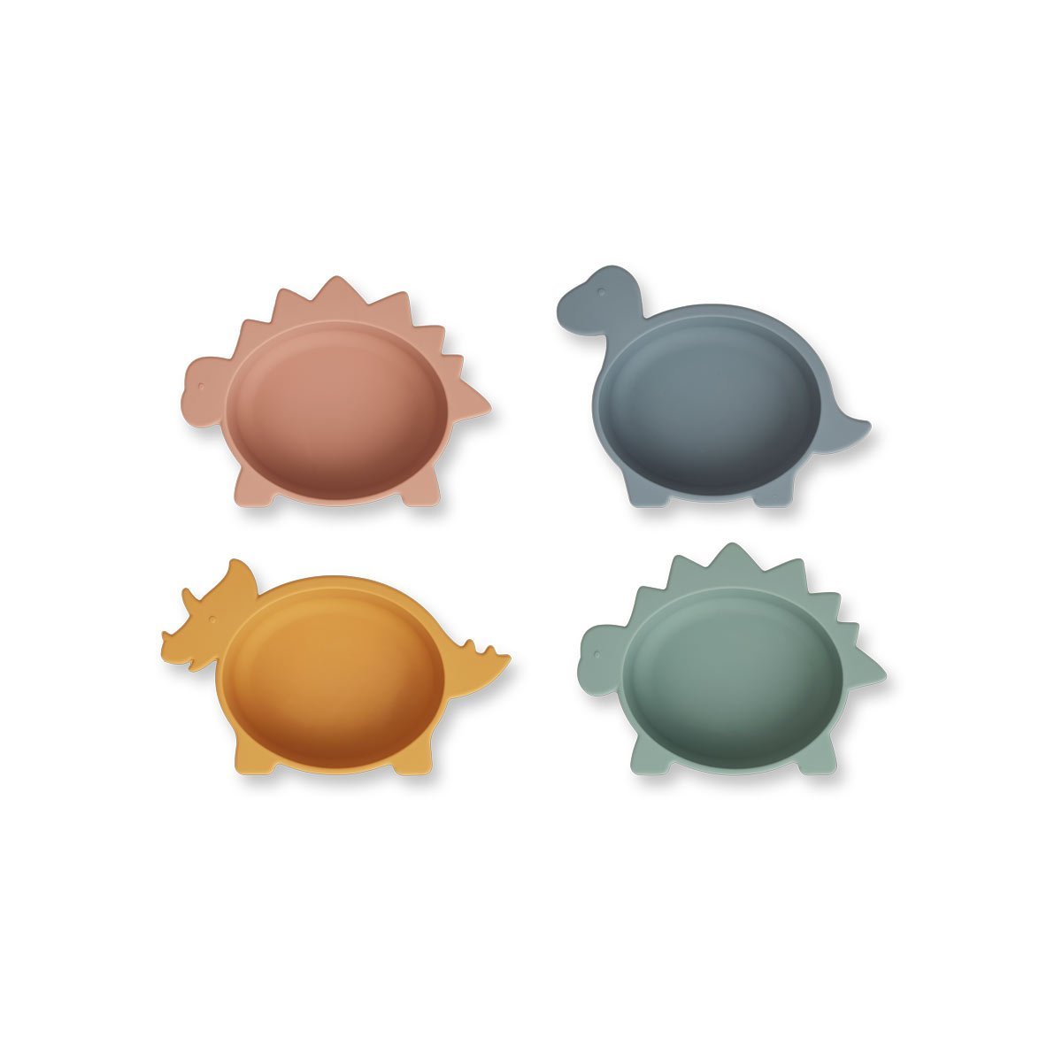 Liewood Iggy Bowls - Dino Multi Mix (Set of 4) - Scandibørn