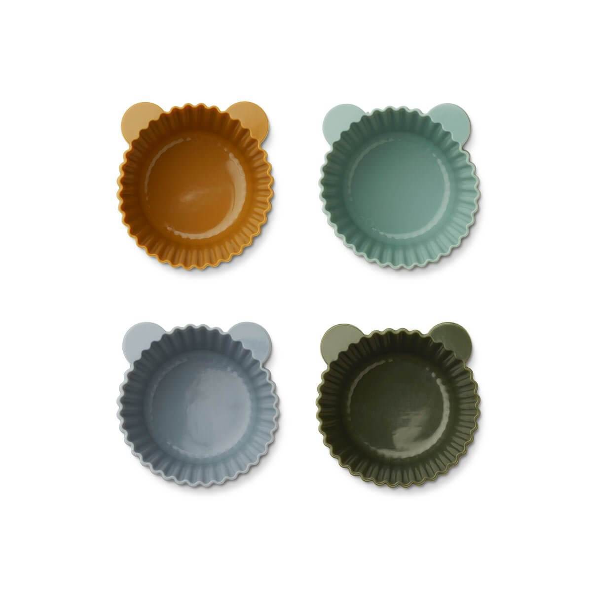 Liewood Jerry Cake Cup (12 pack) in Green Multi Mix - Scandibørn