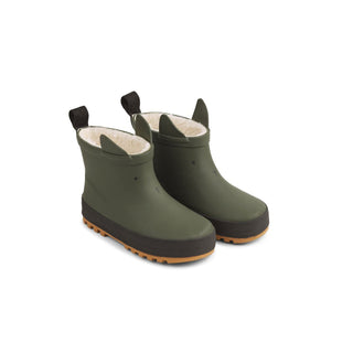 Liewood Jesse Thermo Rain Boot - Hunter Green / Black Mix - Scandibørn