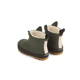 Liewood Jesse Thermo Rain Boot - Hunter Green / Black Mix - Scandibørn